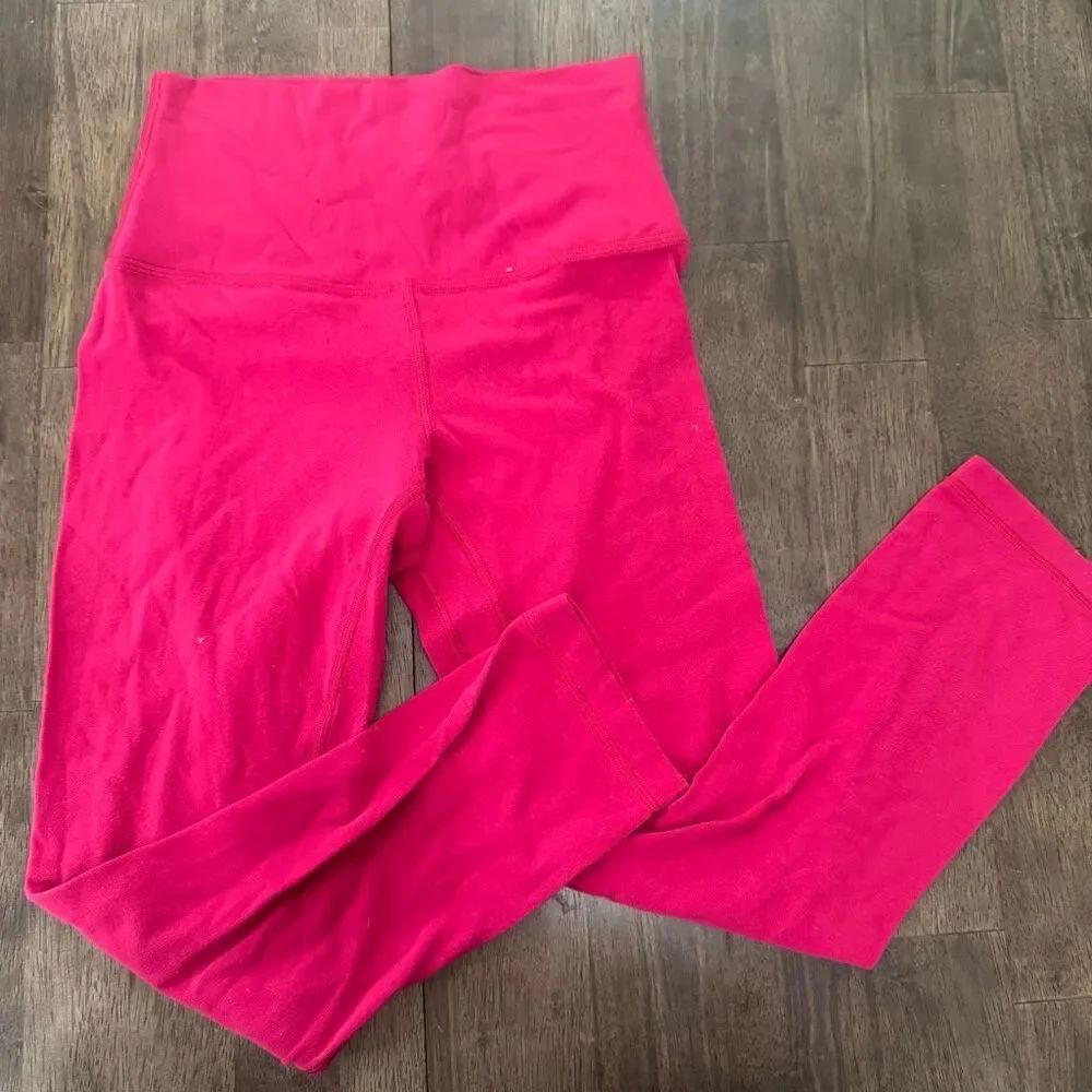 Lululemon 4 Hot Pink Leggings